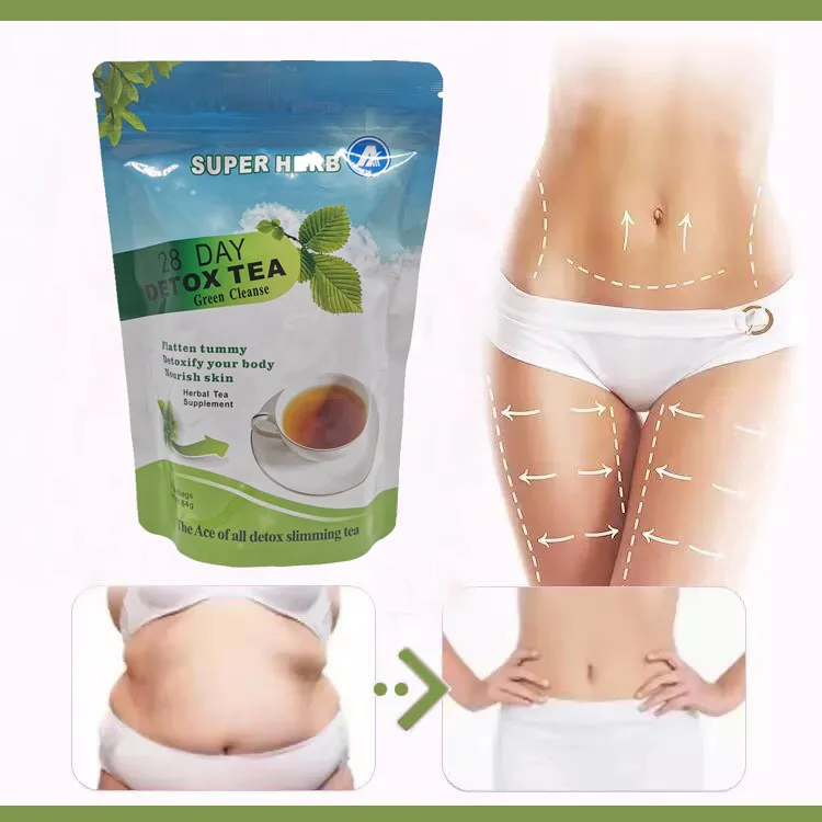 Best 28 Days Detox herbal slimming tea 100% safe without side effects private label slimming tea weight loss