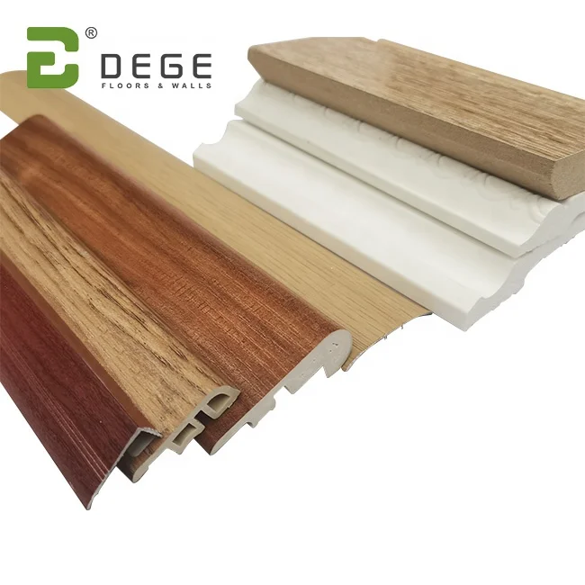 INDOOR LAMINATE SPC WPC FLOORING ACCESSORIES SKIRTING TRIM