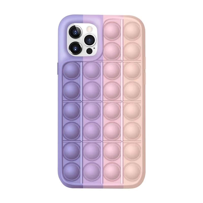 Phone Case Push It release Stress Fidget Toy game phone cover For iPhone 13 12Pro Max