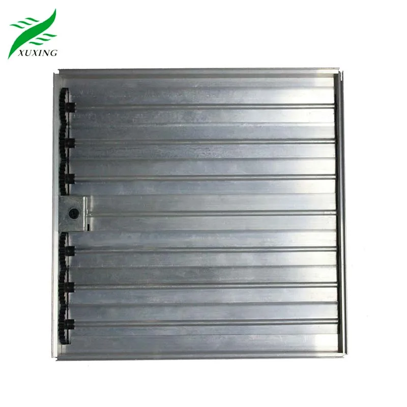 Hvac Ventilaition Aluminium/Galvanized Mill Finish Manual/Electric Air Damper OBD Opposed Blade Damper