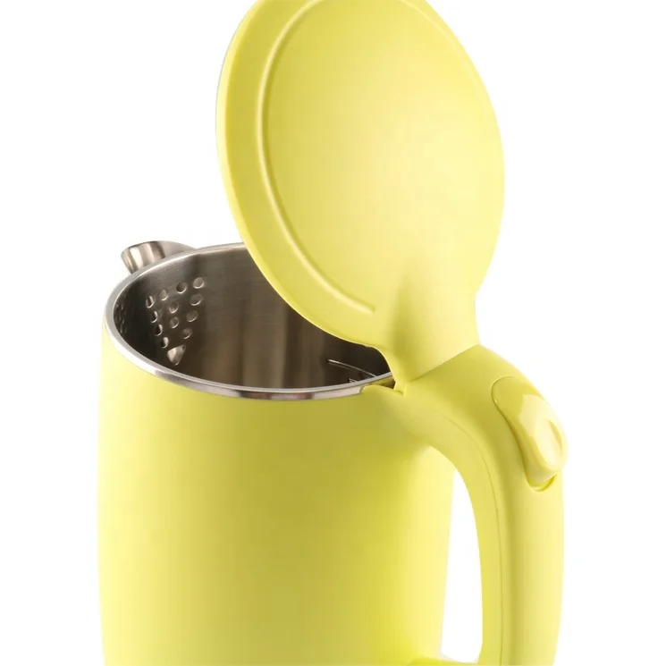 1.8L 1500W Home Kitchen/Hotel High-end Electric Kettle Water Jug with Double Wall & Full-Body Design 201 SS  Pot