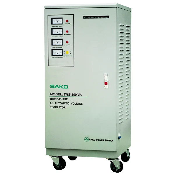 SAKO 3 фазы servo avr TNS-30kva стабилизатор регуляторы напряжения для