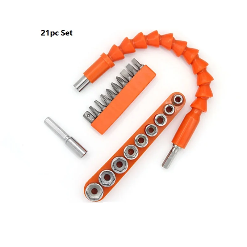 Набор головок с электрическим отверткой набор гибких удлинительных валов ручных инструментов