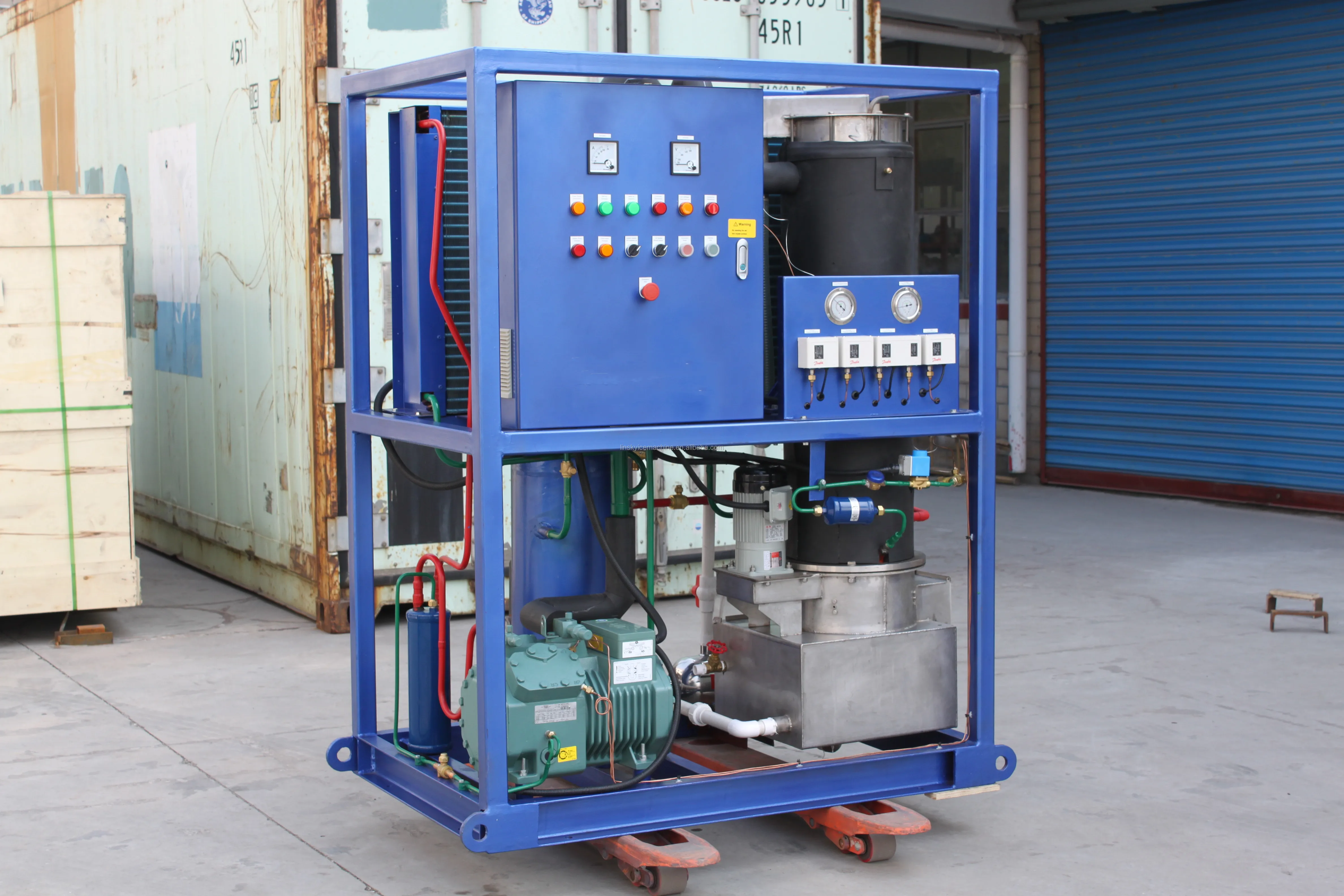 Electric ice maker spare part of ice tube 1 ton industrial tube ice machine