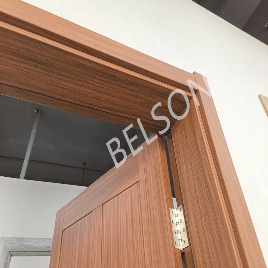 Factory Wholesale Popular WPC Door Bedroom Interior Wood Door For Houses Interior Wooden Doors