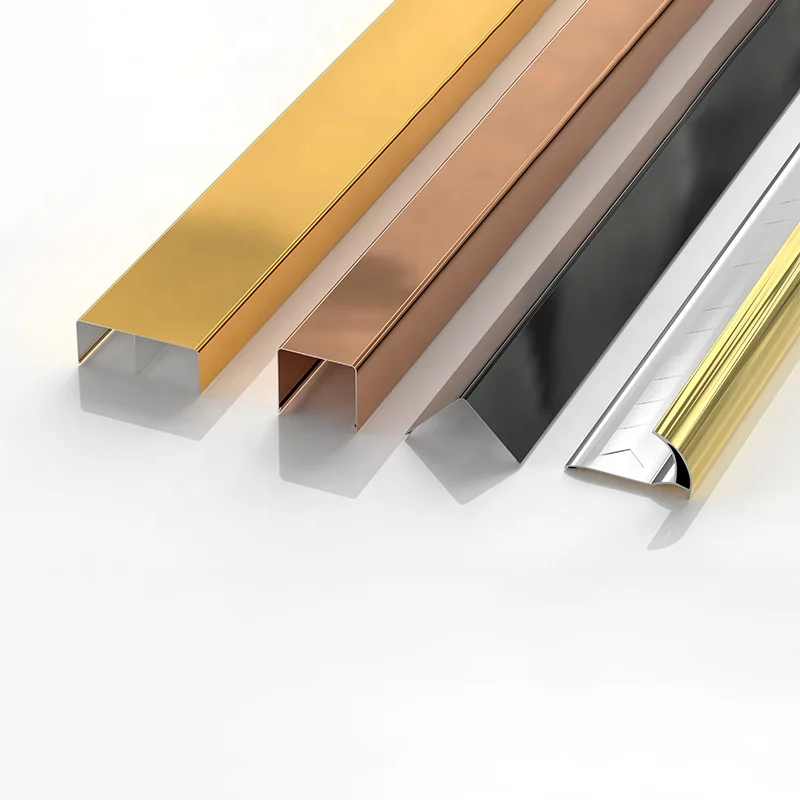 Background Wall Decoration Mirror Adhesive Mirror Wall Stainless Steel Sticker Gold Strips