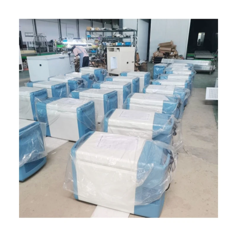 Commercial Ultra-Low Temperature -60 Degrees Tuna Chest Freezer Portable Battery Electric Compressor Offshore Fisheries RV