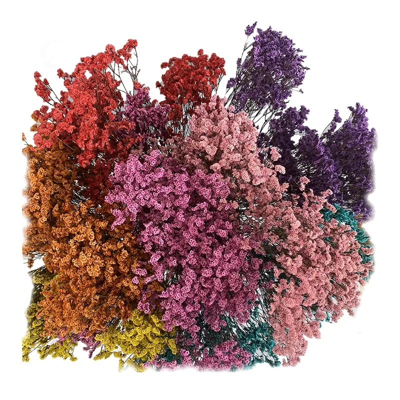 Natural crystal grass lover grass flowers bouquet  ornaments natural dried flowers  birthday home  wedding decoration