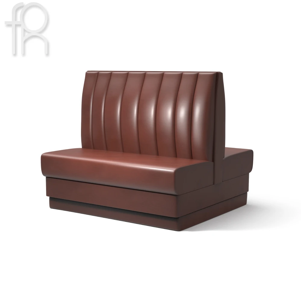 Restaurant Leather booth Seating Modern Cafe Furniture Sofa Set restaurant Lounge Furniture