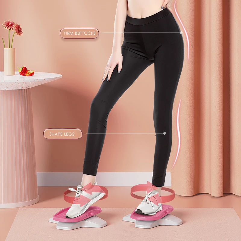 DELUXEFIT Exercises Fitness Balance Board Exercises Split Waist Twisting Disc