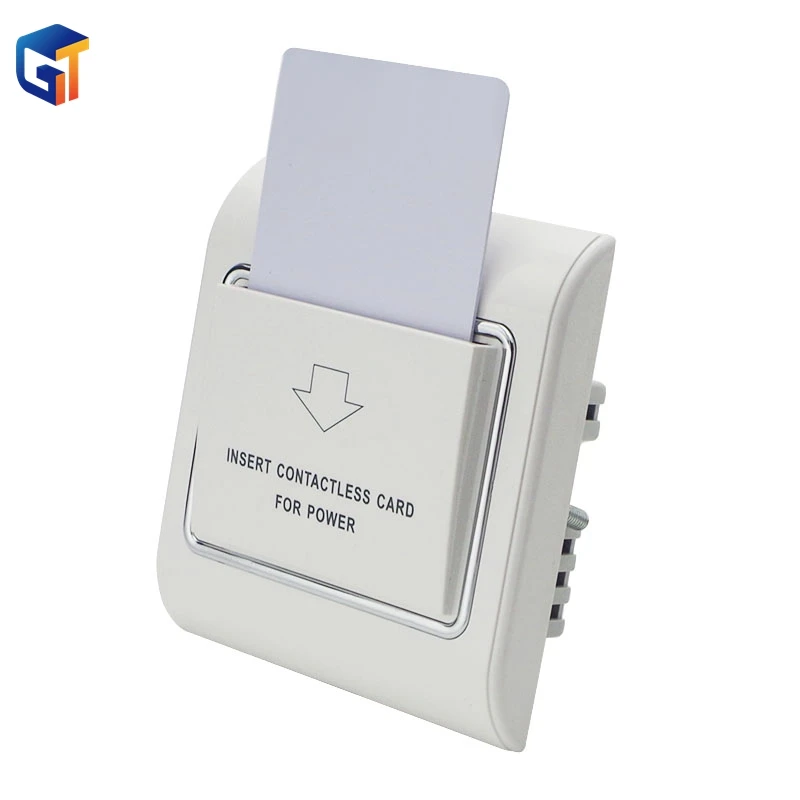 G-Tech plus Hotel Energy Saving Switch Insert RFID Holder Card Smart Hotel Room Key Card Power Switch for Hotel Apartment