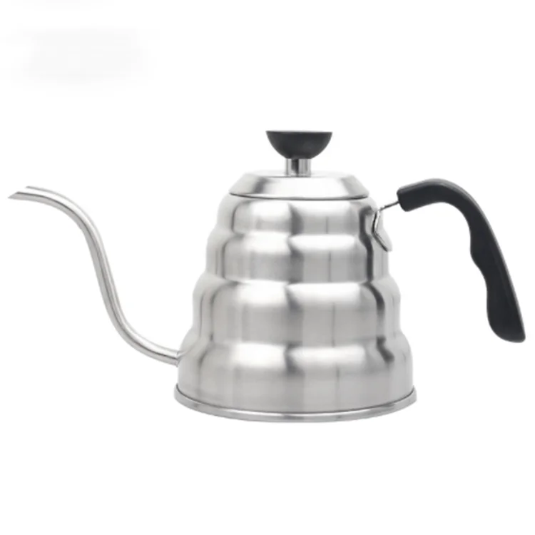 High Quality 1000/1200ml Stainless Steel gooseneck pot Pour Over Coffee Drip Kettle With Thermometer