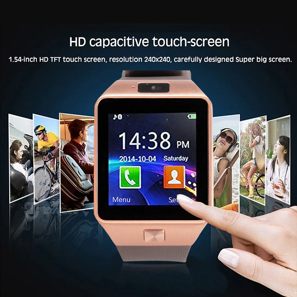  Умные часы DZ 09 Reloj Smartwhatch Phone Whach Blue tooth Smar умные Dz09 со слотом для
