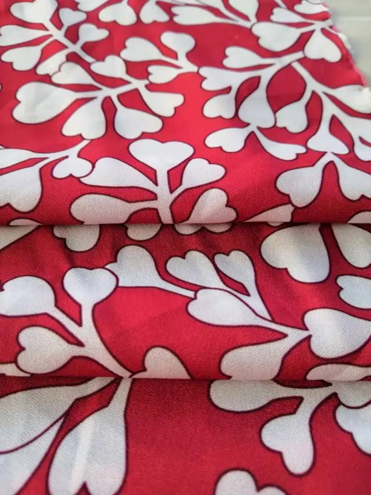 
silk viscose blend fabric viscose fabric printed silk viscose fabric 