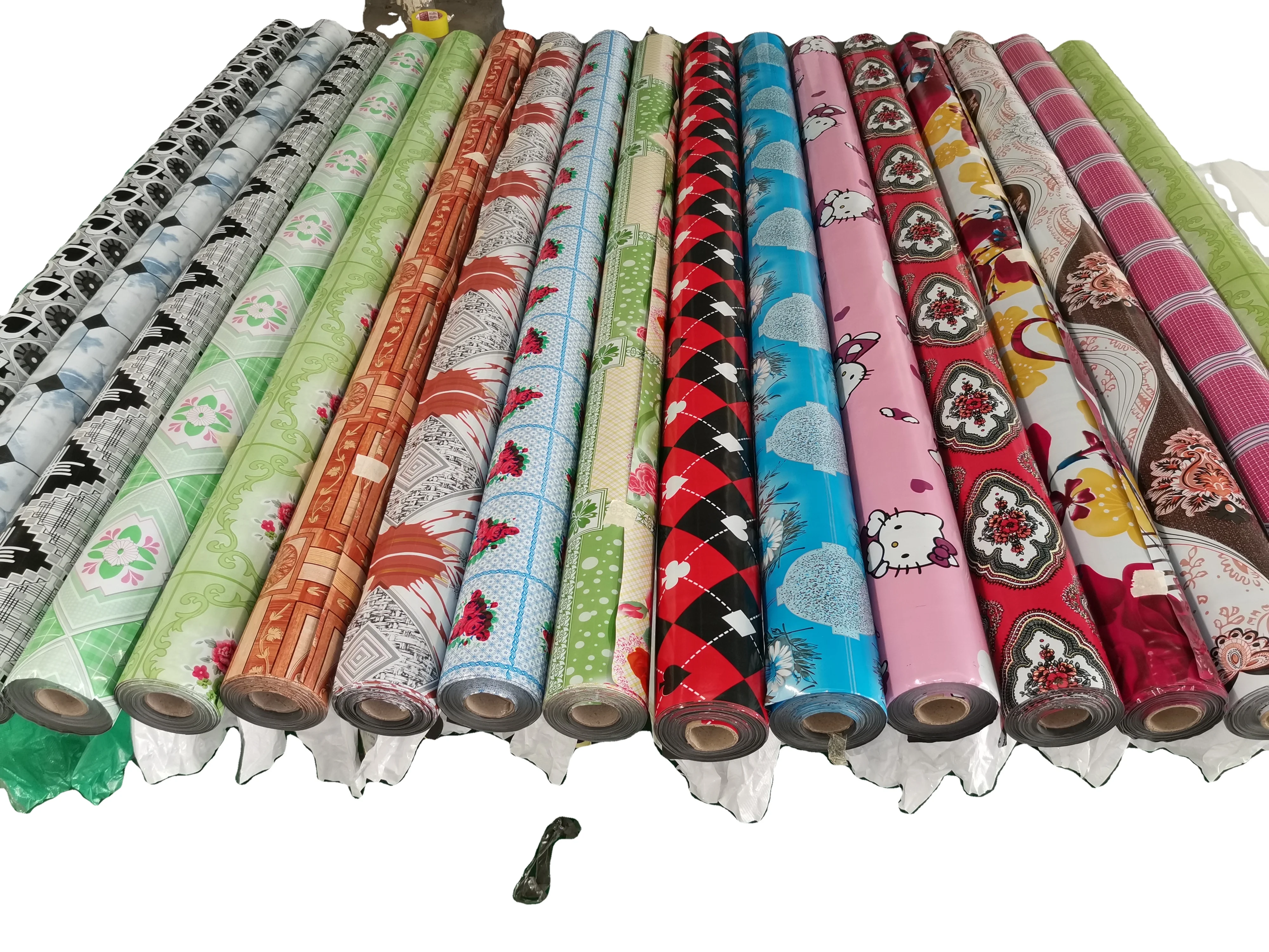plastic flooring PVC sheeting look like Wood plastic carpet by roll
