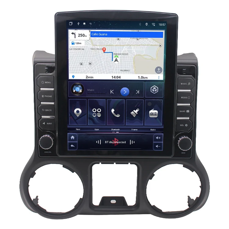 9.7 Inch Android Touch Screen Autoradio GPS Navigation Carplay Stereo Multimedia Car Radio Player For Jeep Wrangler JK 2011~2017