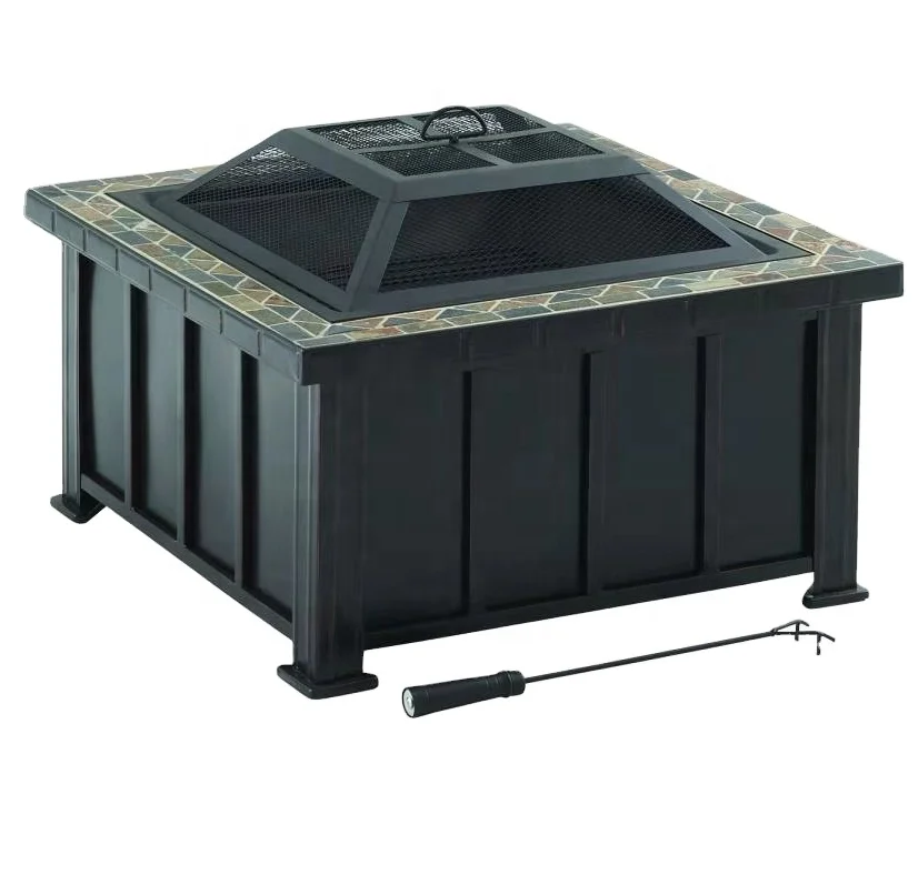 Квадратная яма для огня 30