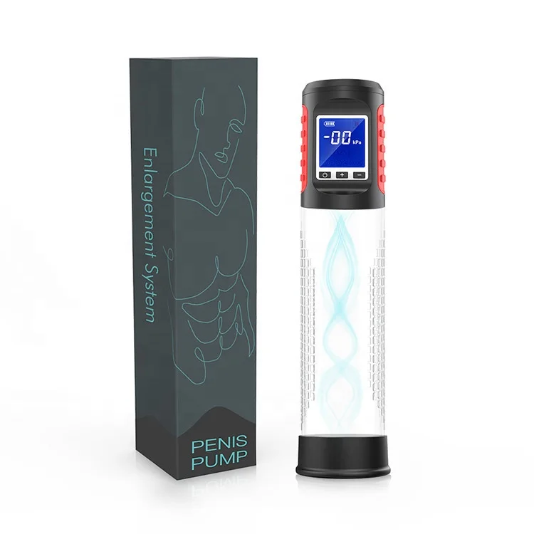 LED Screen Display Vacuum Electric Penis Vacuum Pumps Sex Toys to Enlargement Penis Pump for Men