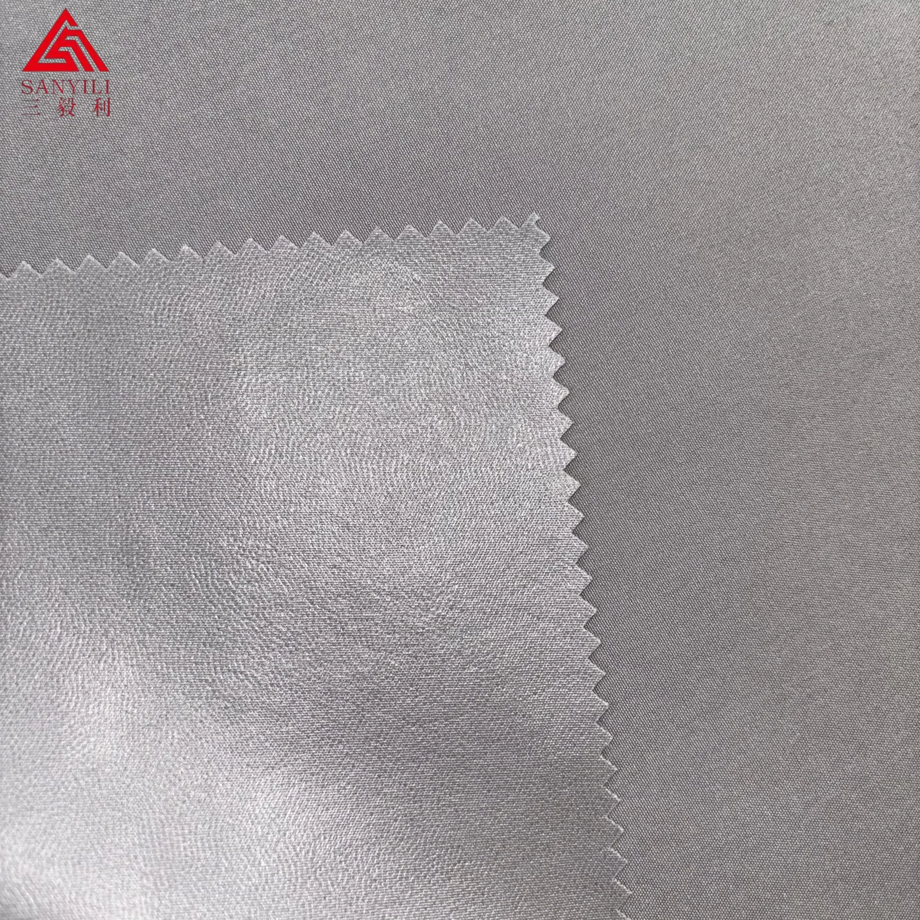 100D polyester spandex fabric 4 way stretch fabric 2 layer laminated breathable elastic for clothing