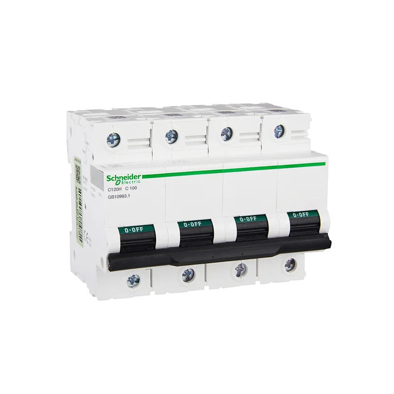 C120H 1P Good Quality Original schneideres  Miniature Circuit Breaker Mcb 1Pole Main Switch High power circuit breaker 1P 100A