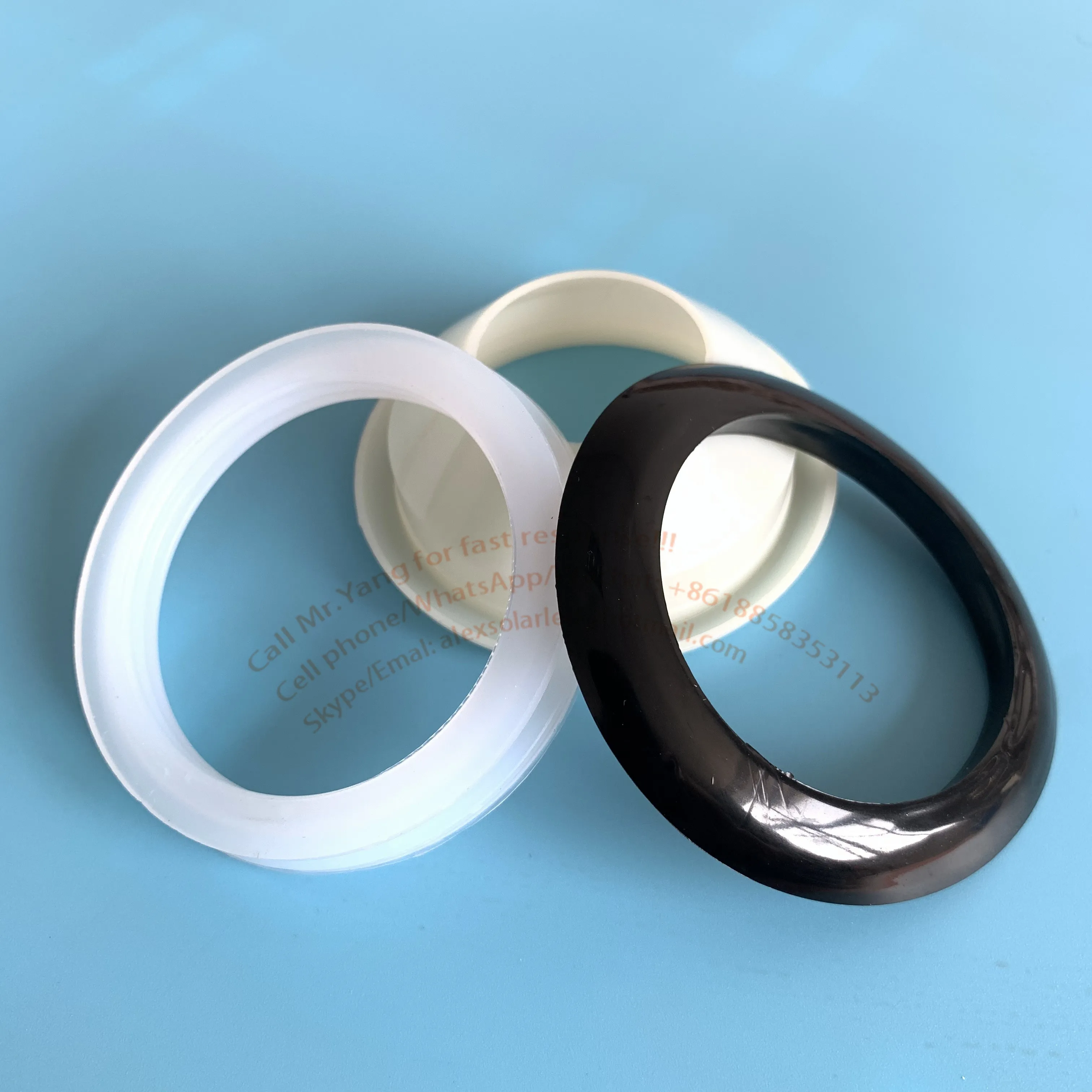 Solar water heater accessories plastic Food grade solar vacuum tube spare parts Silicone sealing ring for solar water heaters