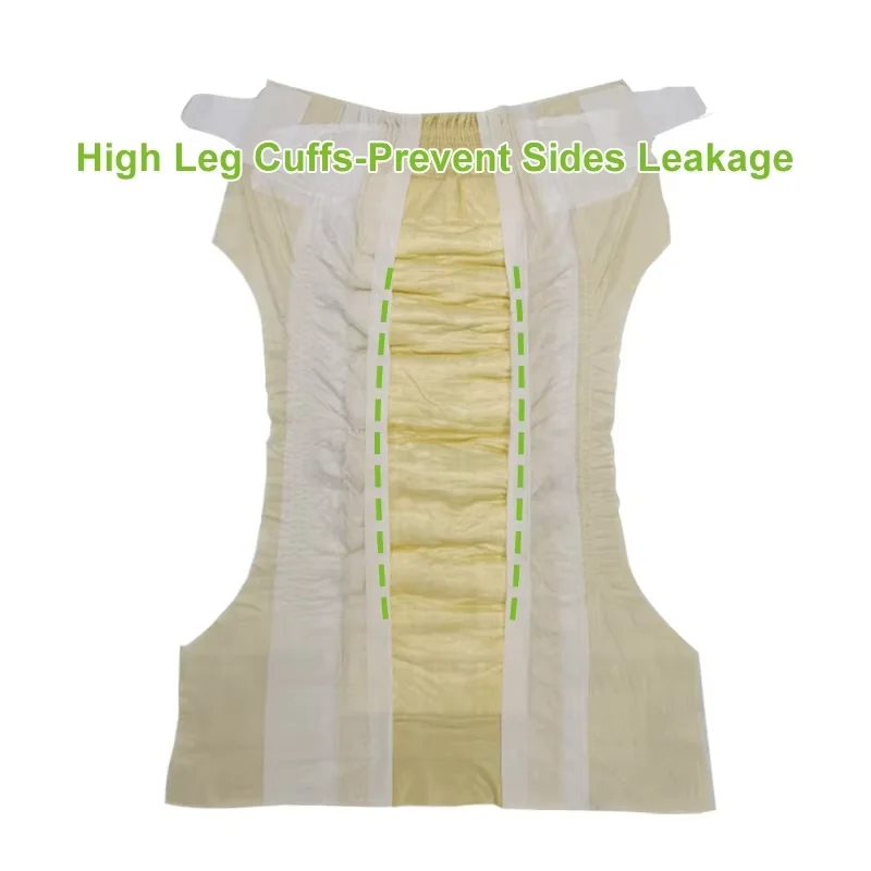 Wholesale Bamboo Diaper Disposable Nappy Eco Friendly Ecological Fralda Ecologica Pant Biodegradable Organic Bamboo Baby Diaper