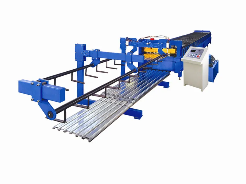 Galvanized Steel Floor Tile Decking Roof Sheet Roll Forming Machine Making line equipment