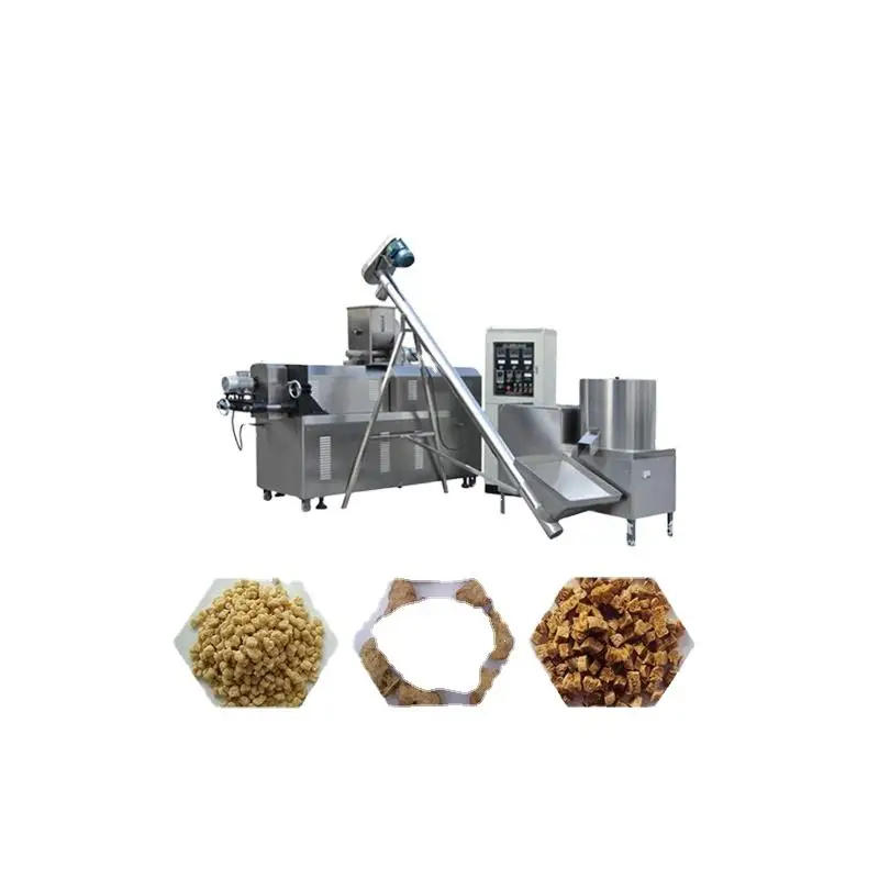 Fish Feed Making Machinery Feed Extruder Aquatic Dog Cat Food Floating Fish Feed Making Line
