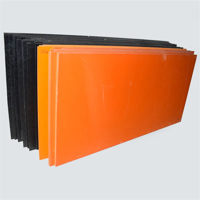 Engineering Insulation Phenolic Laminate Sheet Phenolic ESD CNC Black Orange Bakelite Sheet for engineering