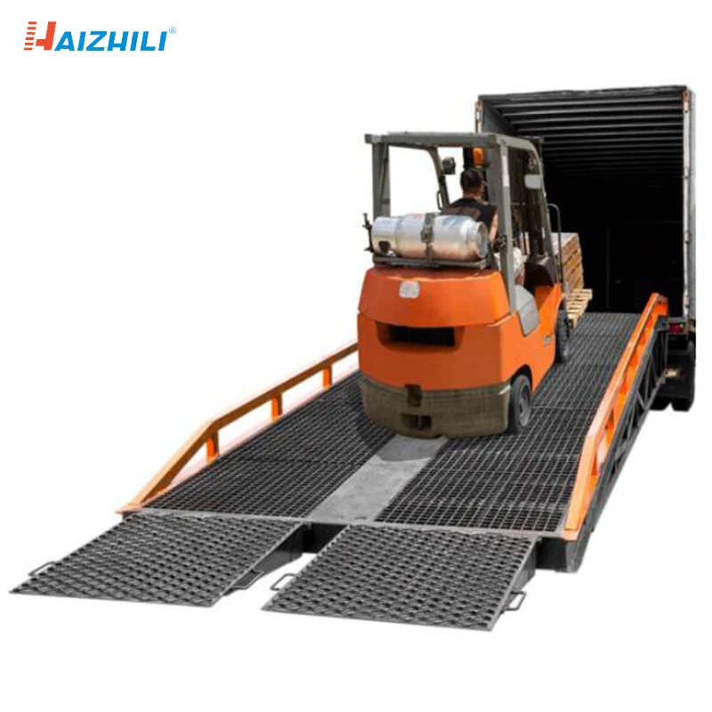 HaizhiLi Handling Equipment Hot sale general industrial equipment yard ramp lifting system dock leveler