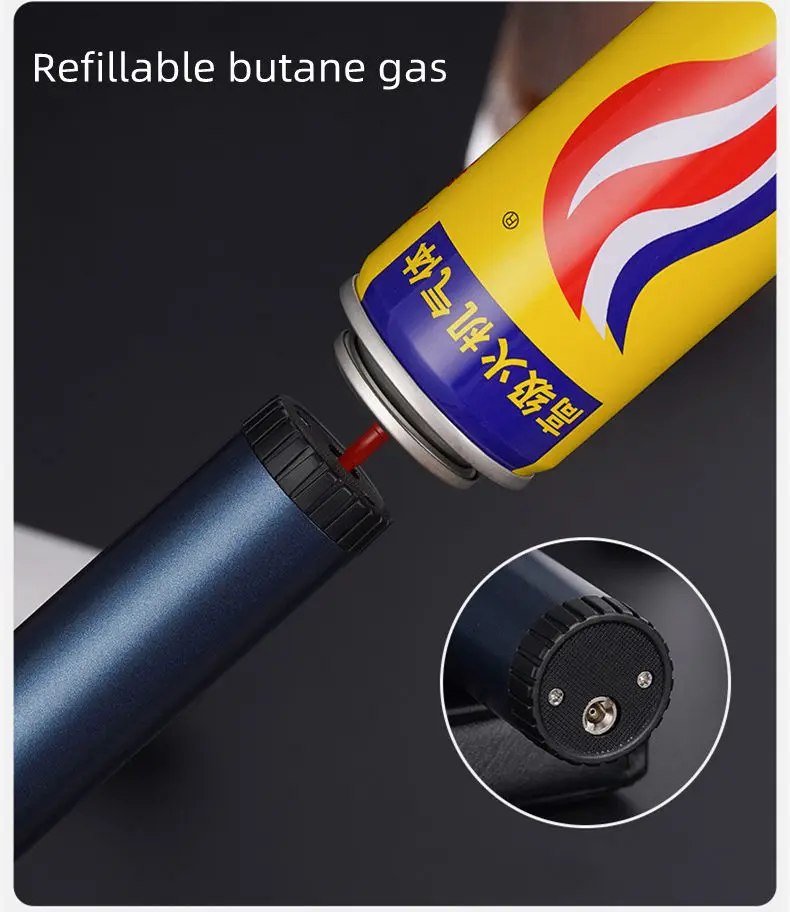 360-Degree Inverted IgnitionTorch with Metal Body and Safety Lock