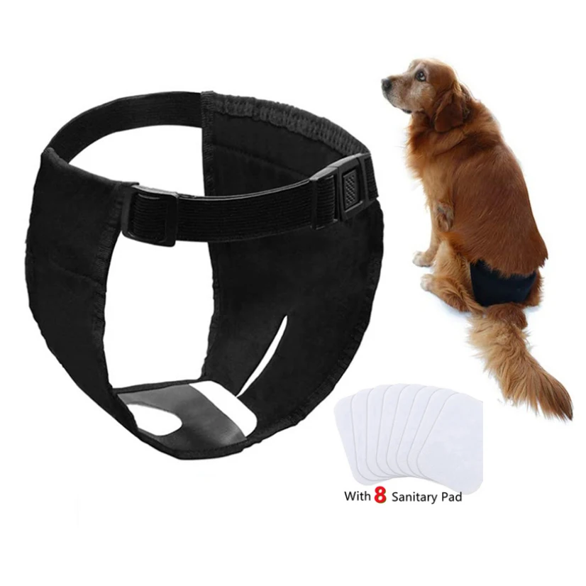 OEM Dog Diapers Female Washable Reusable Low Price Female Dog Nappies Pet Diaper Pants Underwear Menstrual Period Panties Dogs