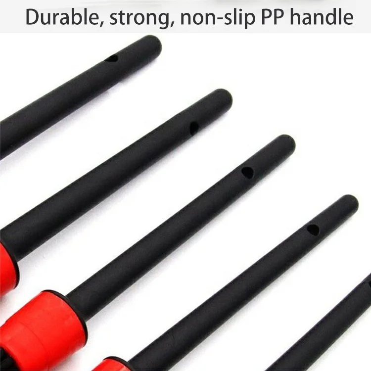 Customized Details Auto Cleaning Tools Plastic Handle Car Detailing Brush