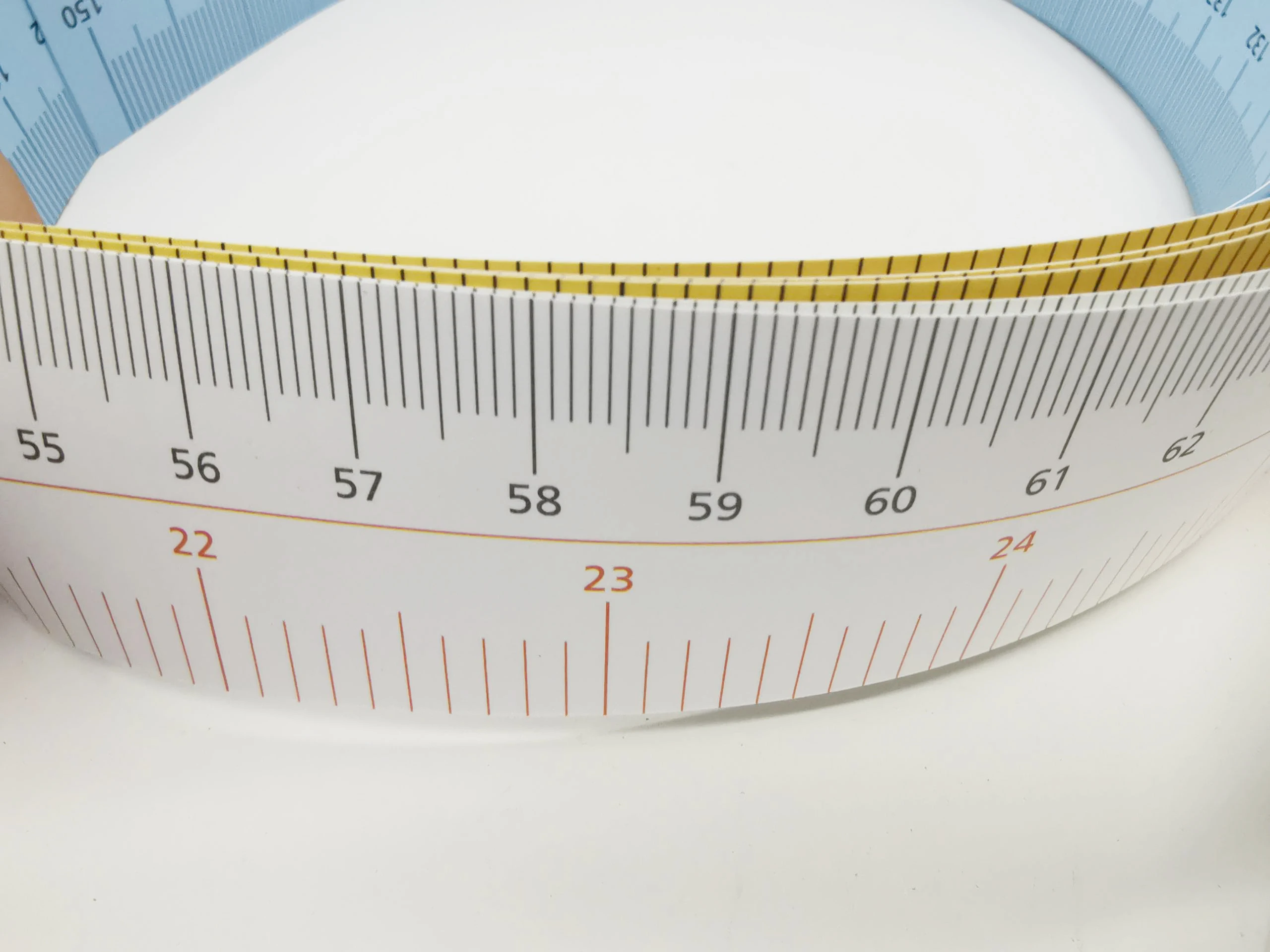 Waterproof Material Soft 1.5 m/60 inch Measuring Tape with OEM Design