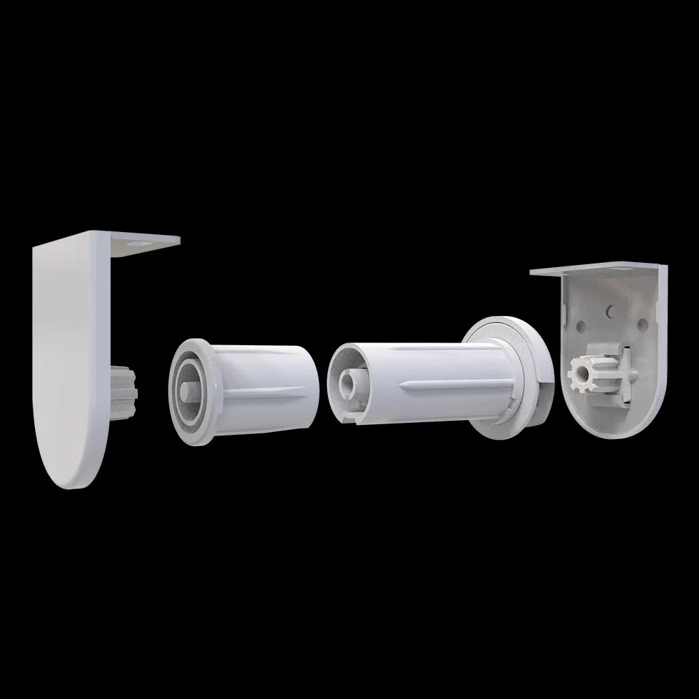 Factory curtain poles roller blind accessories manual roller blind mechanism clutch for smart window blind components