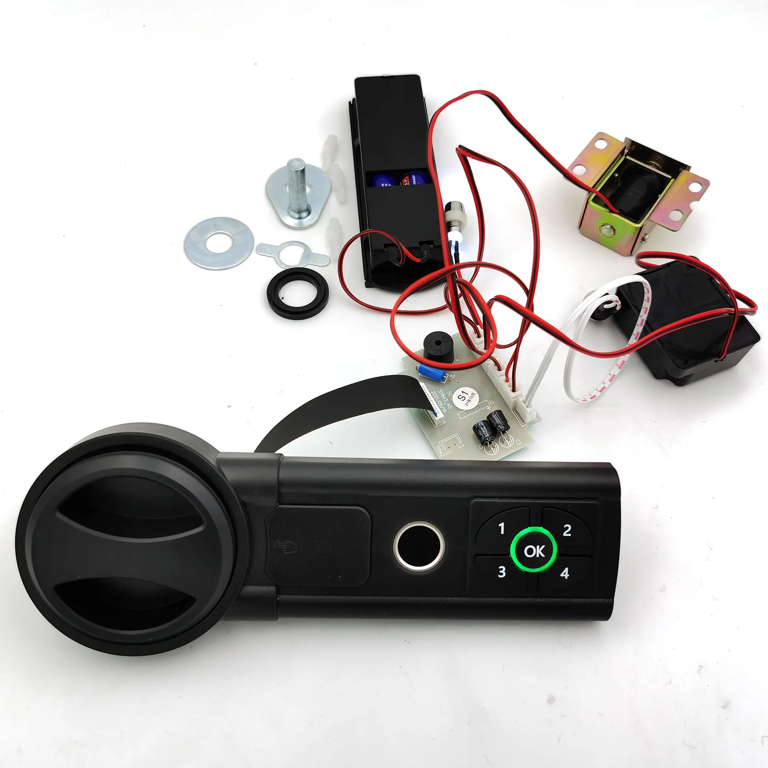 High security horizontal keypad  Digital Keyless Smart Fingerprint  Biometric Safe Cabinet Lock for  safe Storage Locker