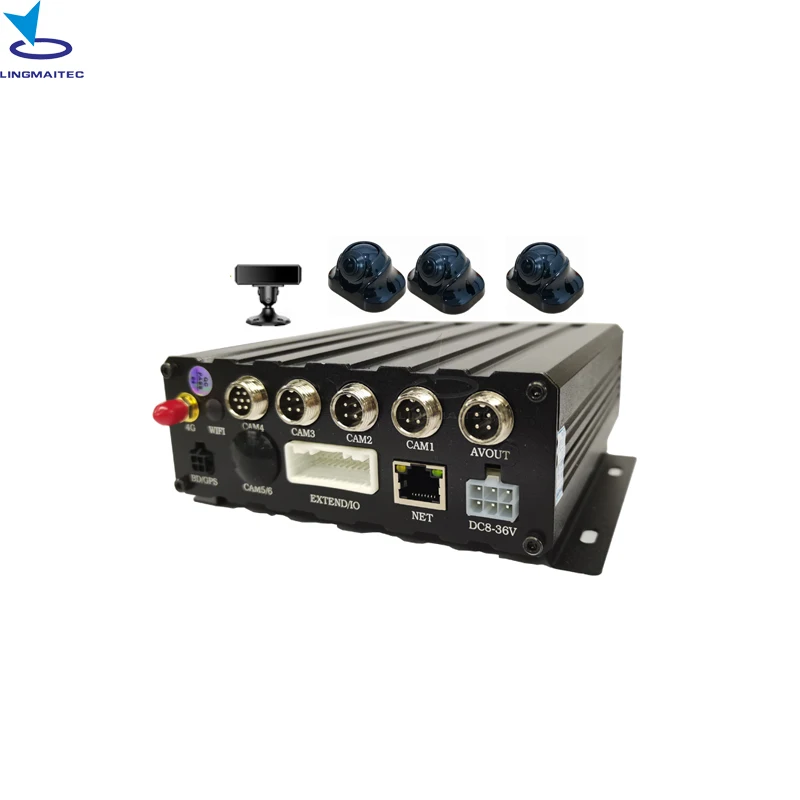 Driver Fatigue Camera 4 PIN AHD 1080P metallic camera  connection Mobile DVR for vehicle tracking recording