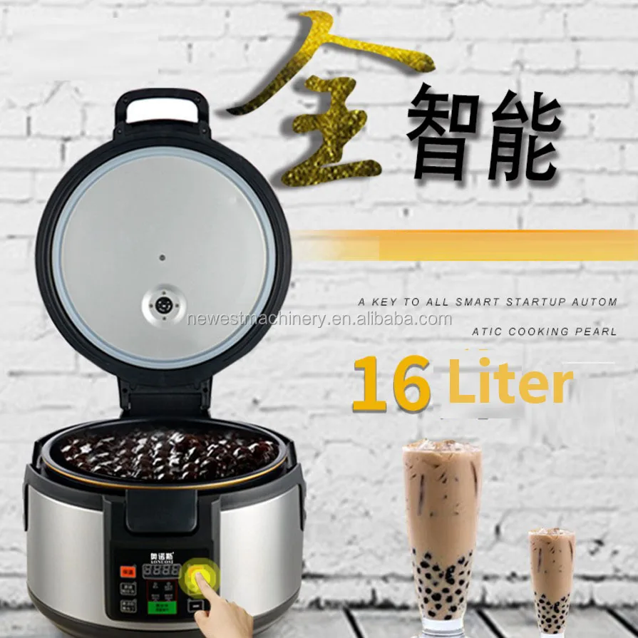 Automatic Boiling Pearl Milk Tea Machine Heat Preservation Pot Red Bean Cooking Machine Bubble Tea Cooker Machine