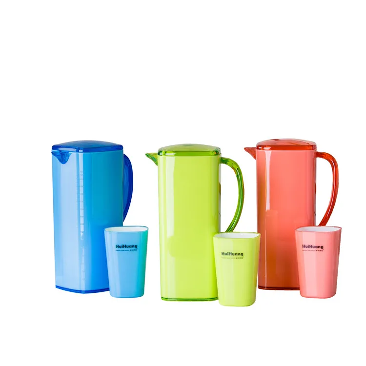 Wholesale household used drinkware multi-colored custom logo water jugs plastic water jug