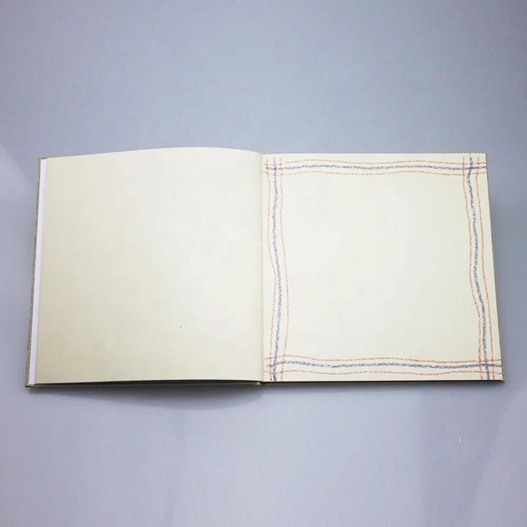 Custom Design Fabric Cover Hardback 150 Sheets square Note Book