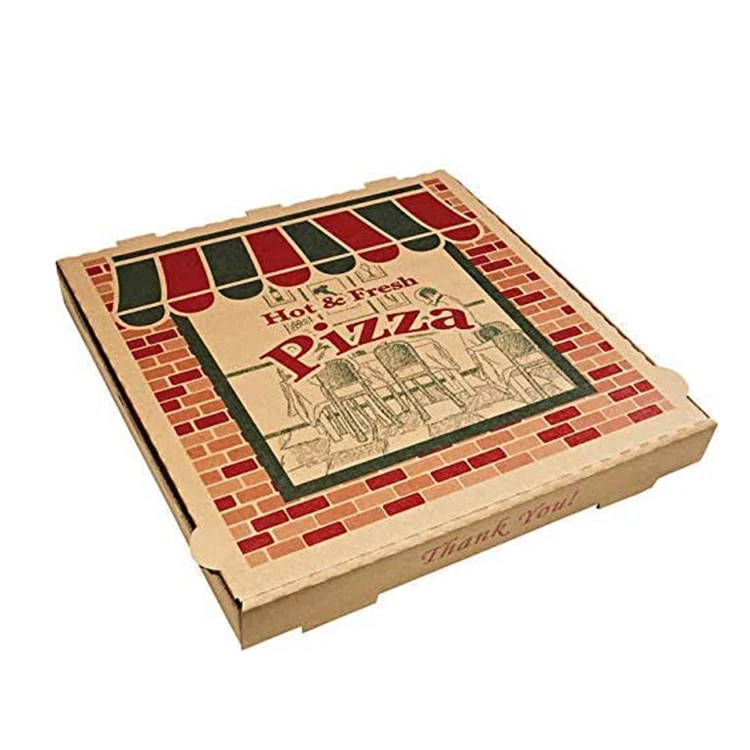 Cheap buy custom printing mexico pakistan food grade cardboard sheets 7inch folding pizza boxes with logo