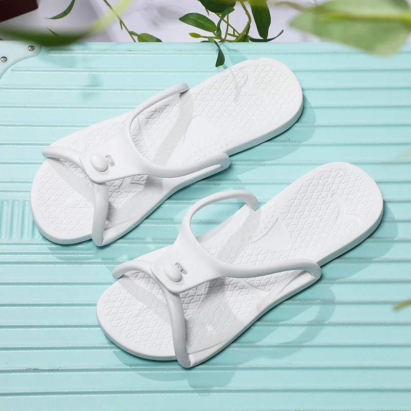 New Models Wholesale High Quality Travel Folding Slippers Fashion Design Eva Young Light Weight Women Portable Flip Flops