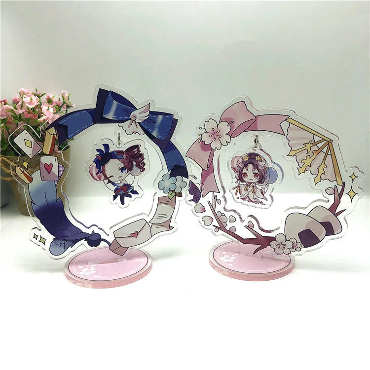 Manufacturers produce transparent display creative cartoon logo character acrylic standing plate
