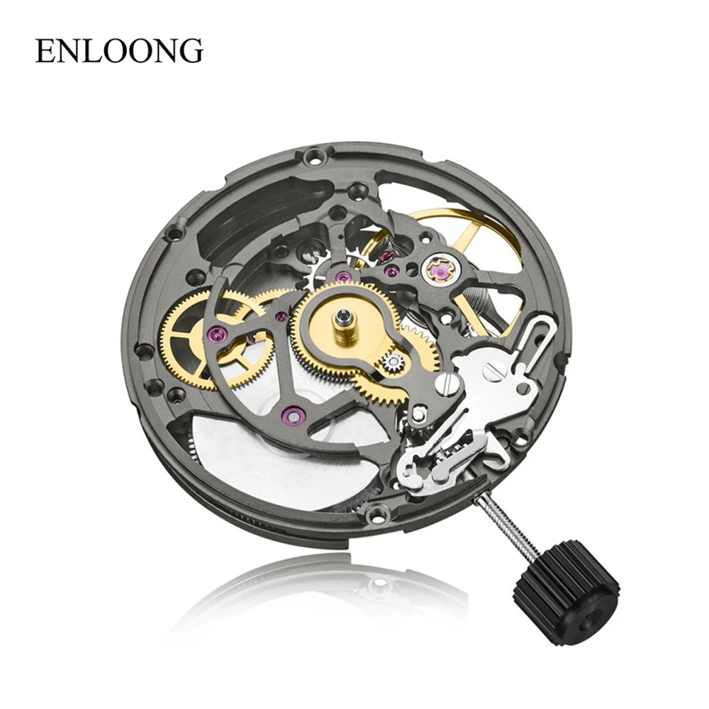ENLOONG 40 hours Clone 2824 Skeleton Mechanical Movement Automatic Self Winding Parts Movement