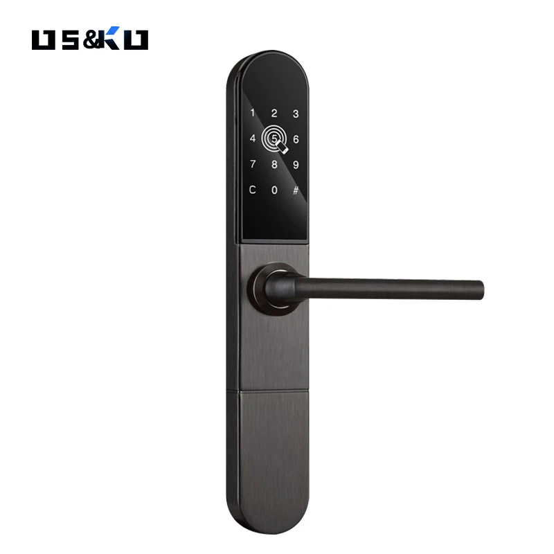 Электронный дверной замок с смарт-картой/синий зуб разблокировка Wifi Замок телефон приложение Keyless врезной замок