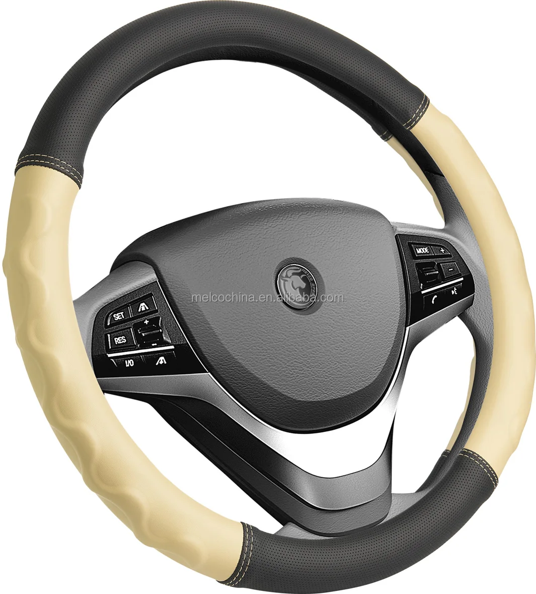 MELCO LBL Universal Fit for 14 inch Boat Steering Wheel Cover, UTV Steering Wheel Cover,Polaris RZR Steering Wheel Cover