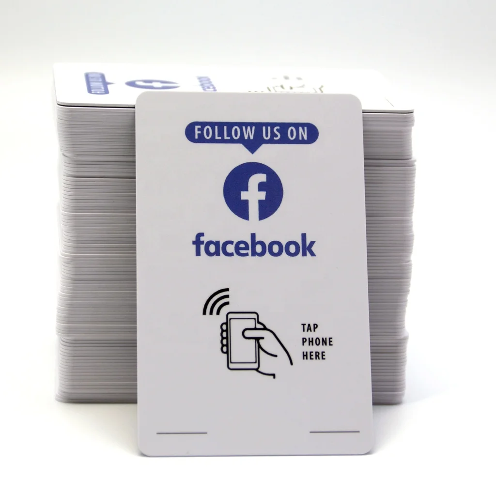 Custom Touchless Nfc Tag Cards Tappable Google Review Cards Pvc Card With Chip NTAG215