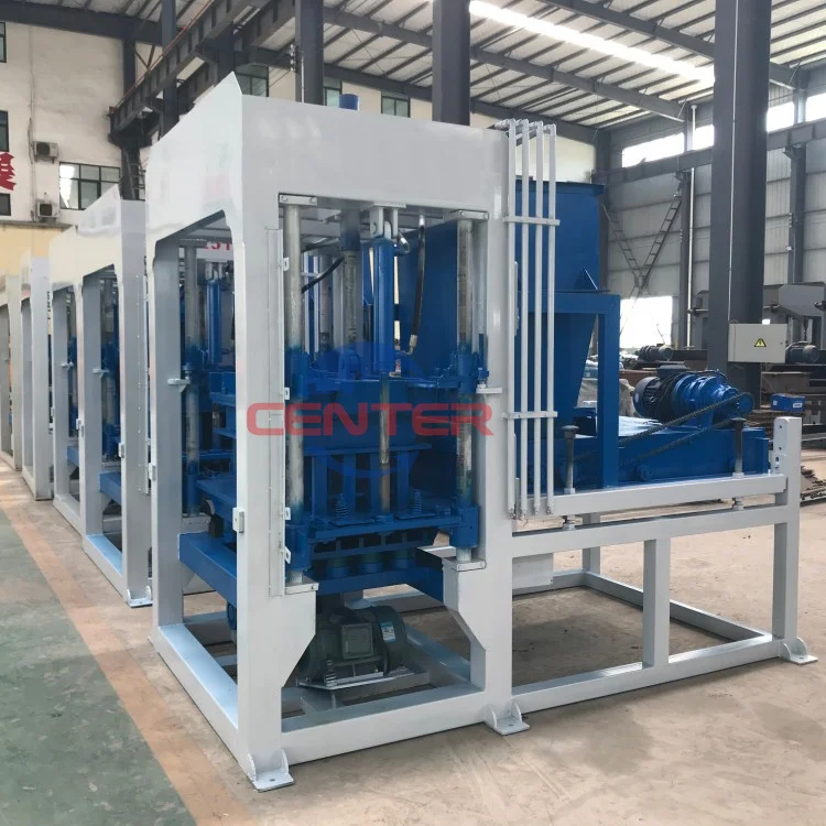 Small Business Qt4-15  Ideas Earn Money At Home Block Brick Making Machine Building Material Machinery