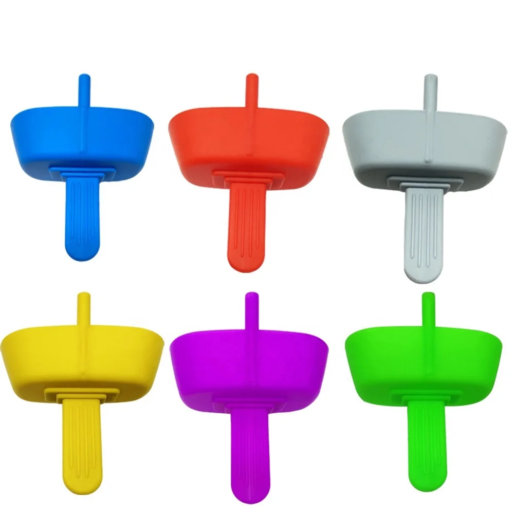 Frozen Treats Holder with Straw For Kids Ice Craem Support Sticks No Drop Free Silicone Popsicle Ice Stick Holders BPA FREE