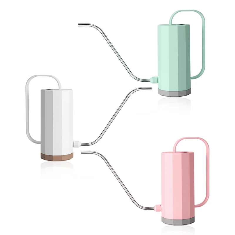 RUIPU wholesale 1200mL big watering can plastic large long nozzle watering pot for flowers  arrosoir plastique